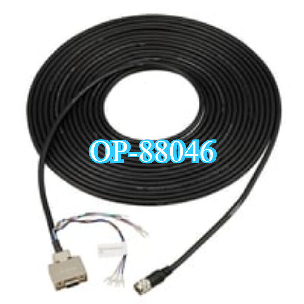 Keyence OP-88046 Adapter Cable, black coiled cable with connectors, OP88046 product image