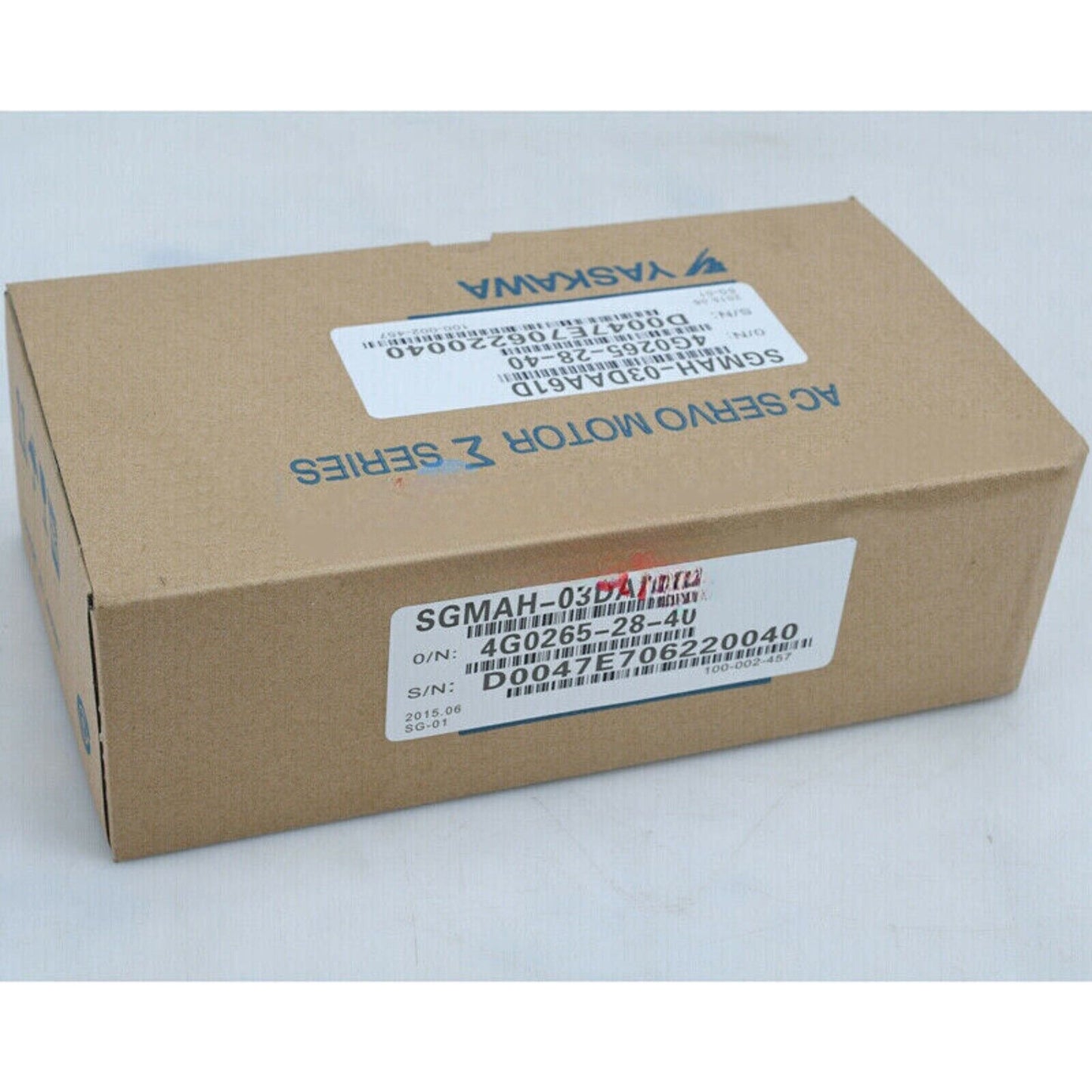 YASKAWA SGMAH-03DAA61D AC Servo Motor in Box, New, Expedited Ship