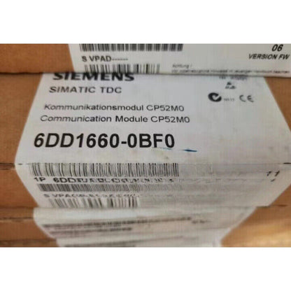 Siemens SIMATIC TDC Communication Module 6DD1660-0BF0, PLC automation part.  Industrial automation equipment.