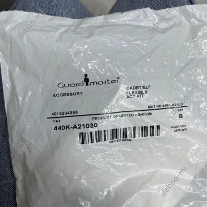 Allen-Bradley 440K-A21030 Guard Master Safety Interlock Switch Actuator Kit in packaging, Product of United Kingdom.