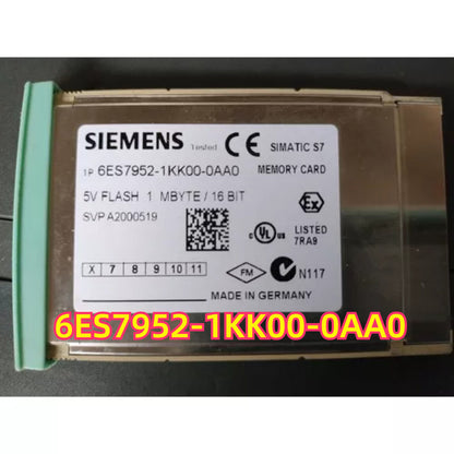 Siemens SIMATIC S7 Memory Card 6ES7952-1KK00-0AA0, 5V FLASH 1 MBYTE, made in Germany