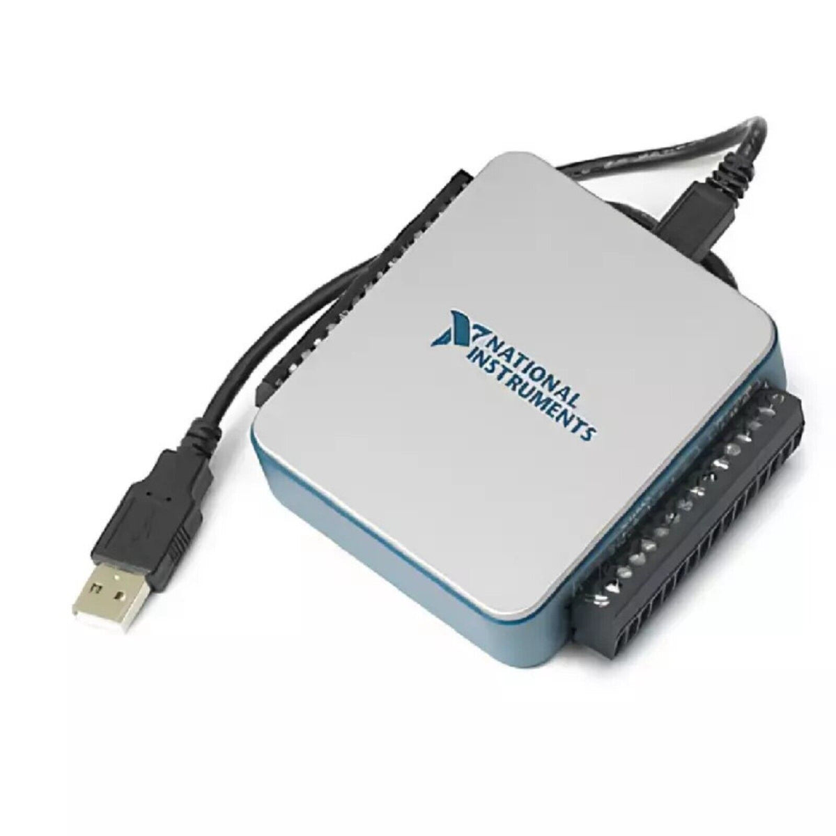 National Instruments USB-6002 I/O Device with USB cable. For data acquisition.