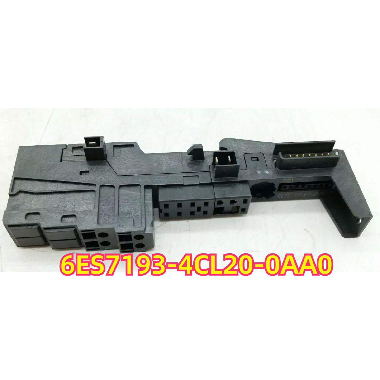 Siemens SIMATIC DP 1 Terminal Module 6ES7193-4CL20-0AA0, black plastic industrial component