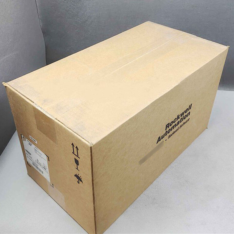 Allen-Bradley PowerFlex 70 AC Drive box, Rockwell Automation, PLC component packaging.