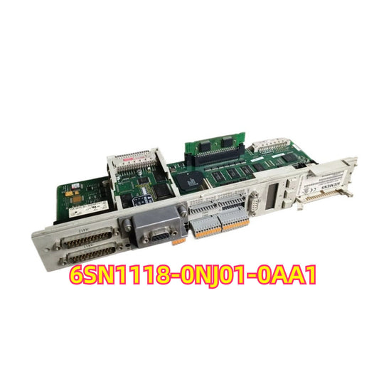 Siemens SIMODRIVE 611U PLC module, model 6SN1118-0NJ01-0AA1, industrial automation component.