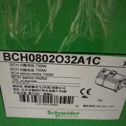Schneider Electric BCH0802O32A1C 750W servo motor label, industrial automation part