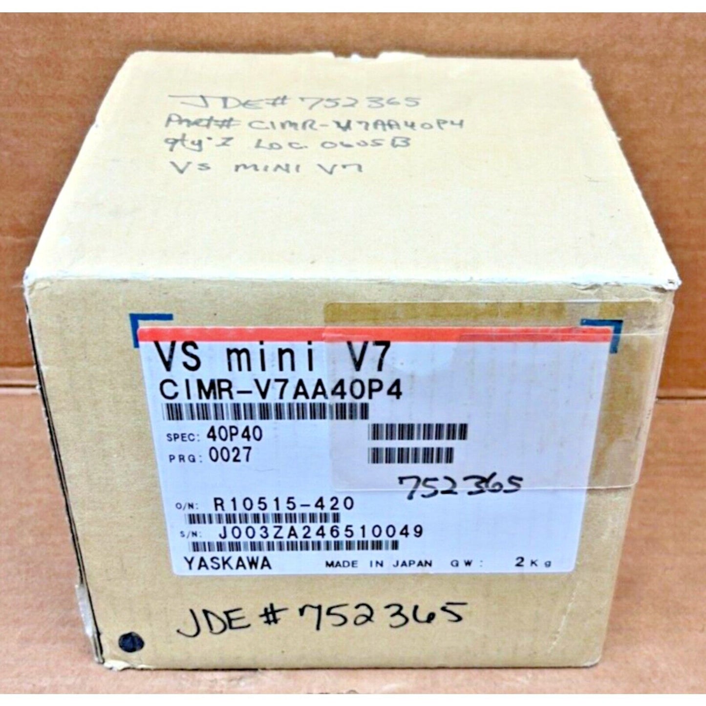 Inverter | YASKAWA | 1PCS New  CIMR-V7AA40P4 CIMRV7AA40P4