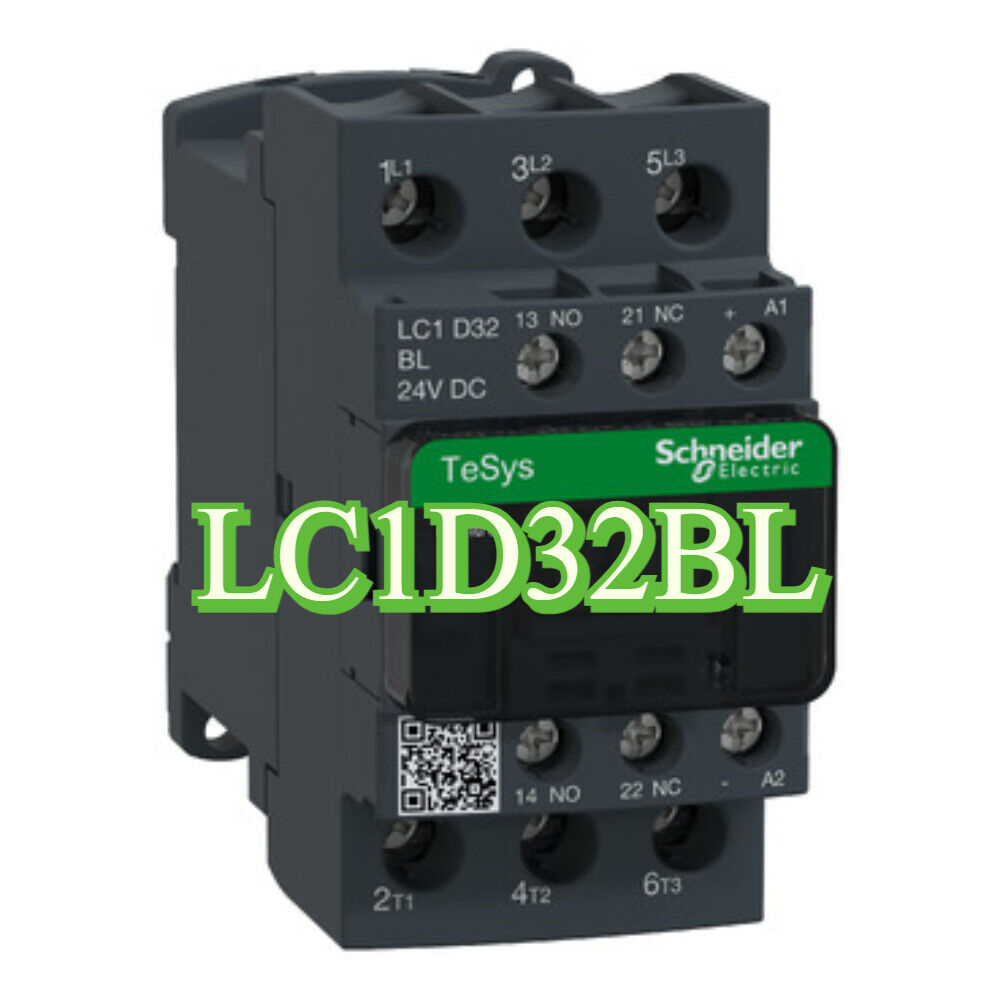 Schneider Electric LC1D32BL Contactor, 24V DC, TeSys Series
