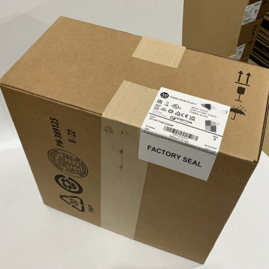 Allen-Bradley PanelView Plus 7 Performance HMI terminal box with factory seal