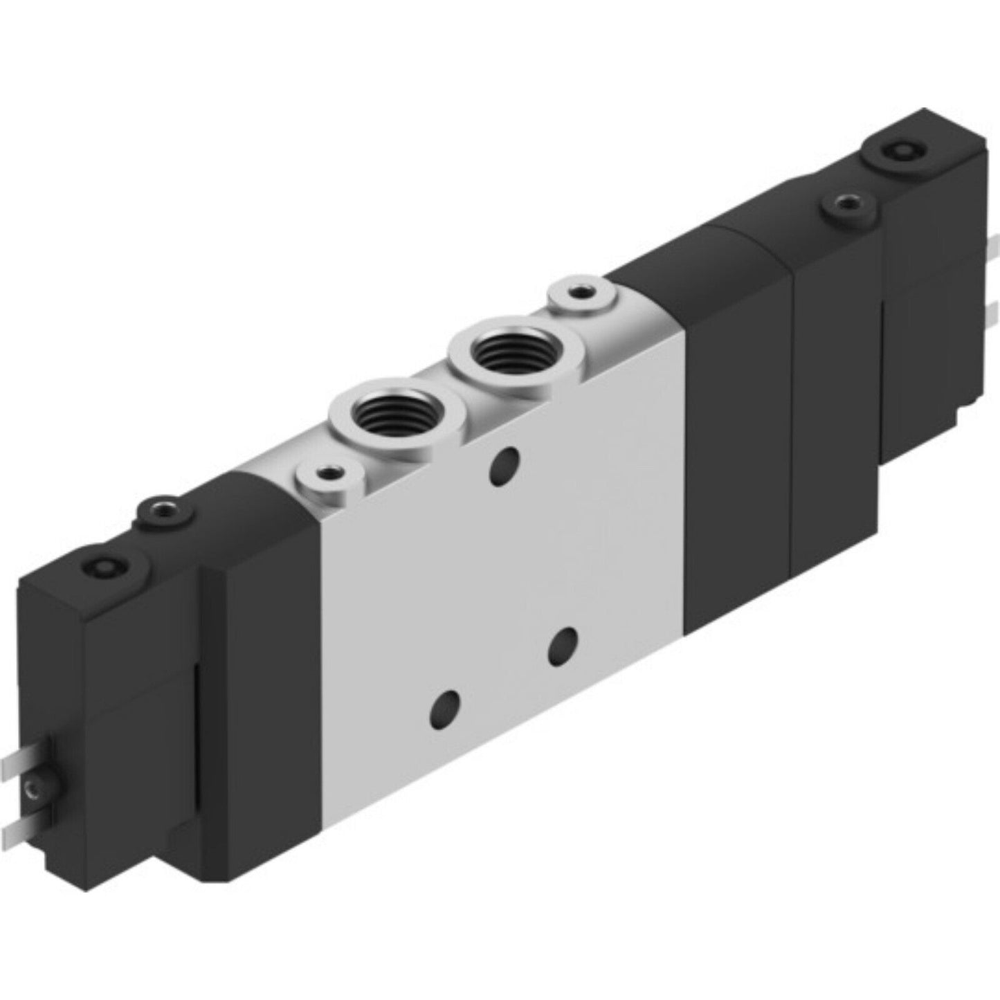 Festo CPE14-M1BH-5/3G-1/8 Solenoid Valve, industrial automation component, black and silver design.