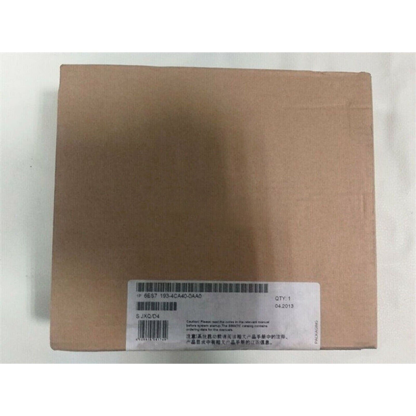 Siemens PLC 6ES7 193-4CA40-0AA0 universal terminal module in packaging. Industrial automation part.