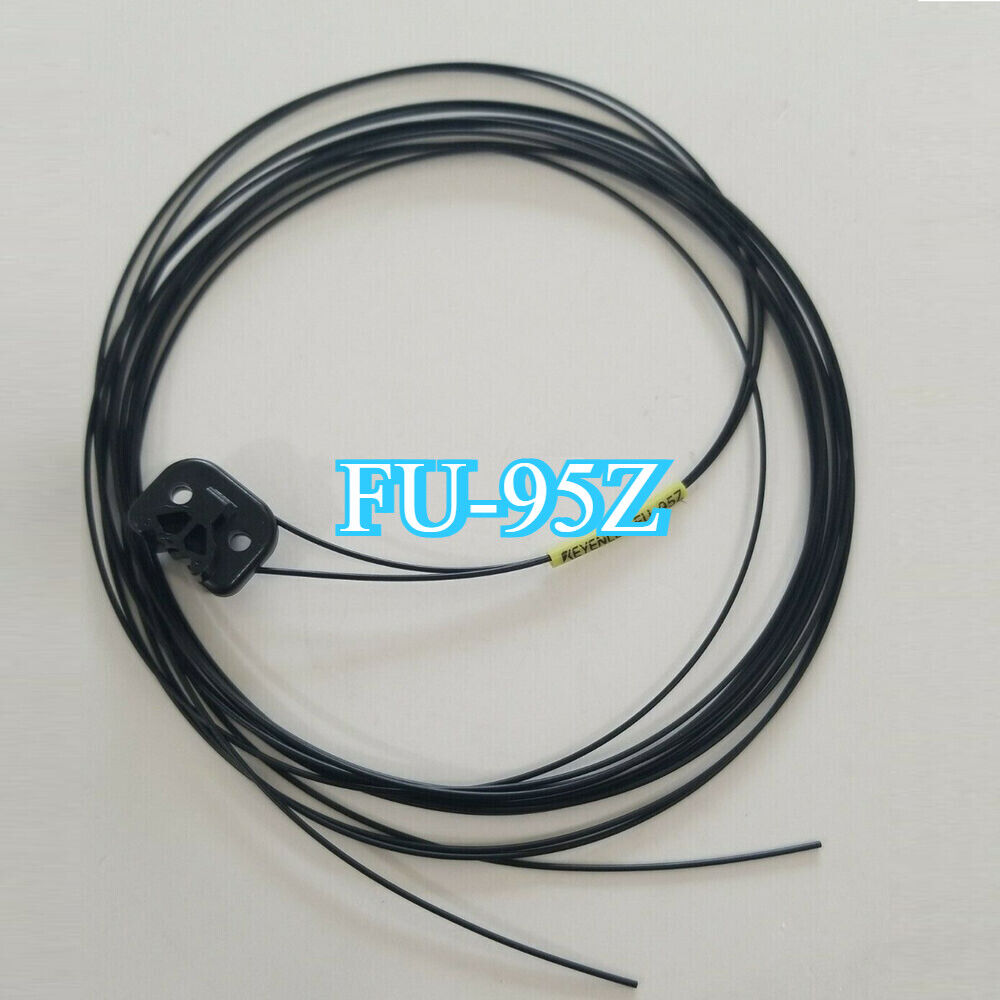 Keyence FU-95Z Fiber Amplifier Sensor, black cable, industrial automation part