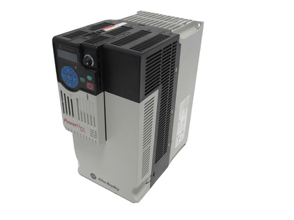 Allen-Bradley PowerFlex 525 AC Drive, 25A-D030N104, grey and black enclosure.