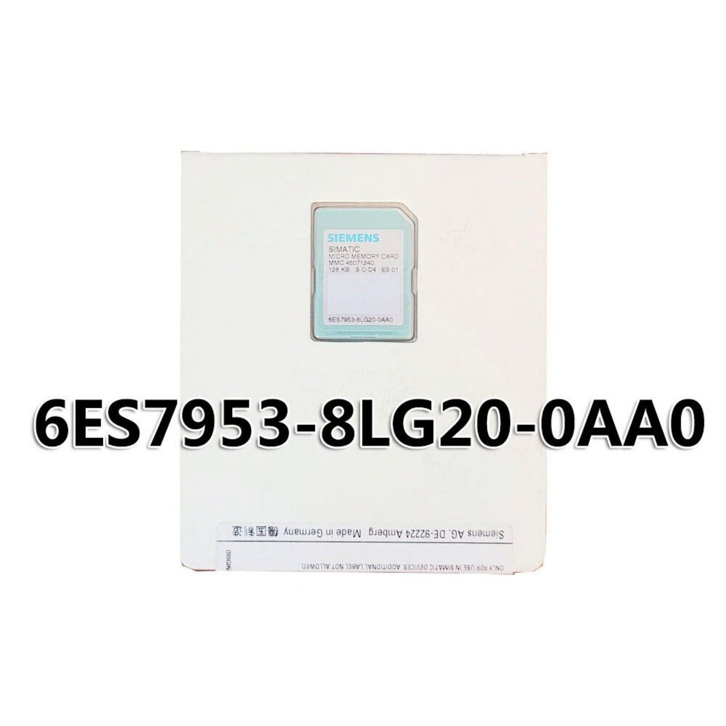 PLC | Siemens | 6ES7953-8LG20-0AA0 6ES7 953-8LG20-0AA0 SIMATIC S7 Micro Memory Card