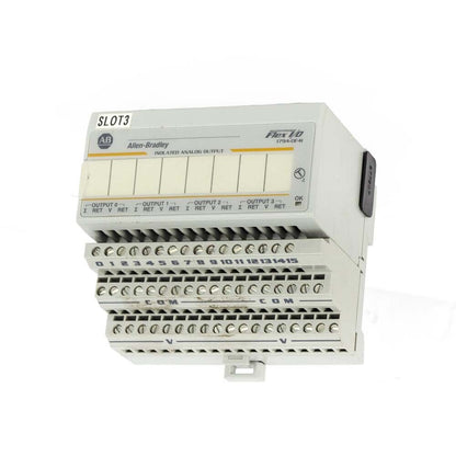 Allen-Bradley 1794-OF4I Flex I/O Analog Output Module, SLOT3, isolated output, industrial automation part.