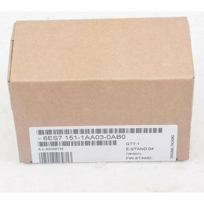 Siemens SIMATIC ET 200S 6ES7151-1AA03-0AB0 interface module in original packaging, industrial automation part