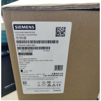 Siemens MICROMASTER 440 frequency converter box, 6SE6440-2UD23-0BA1, 3.0kW, industrial drive part