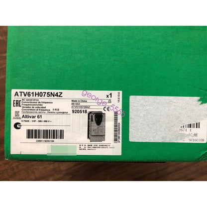 Schneider ATV61H075N4Z AC Speed Drive 0.75KW 380/480V, Industrial automation part