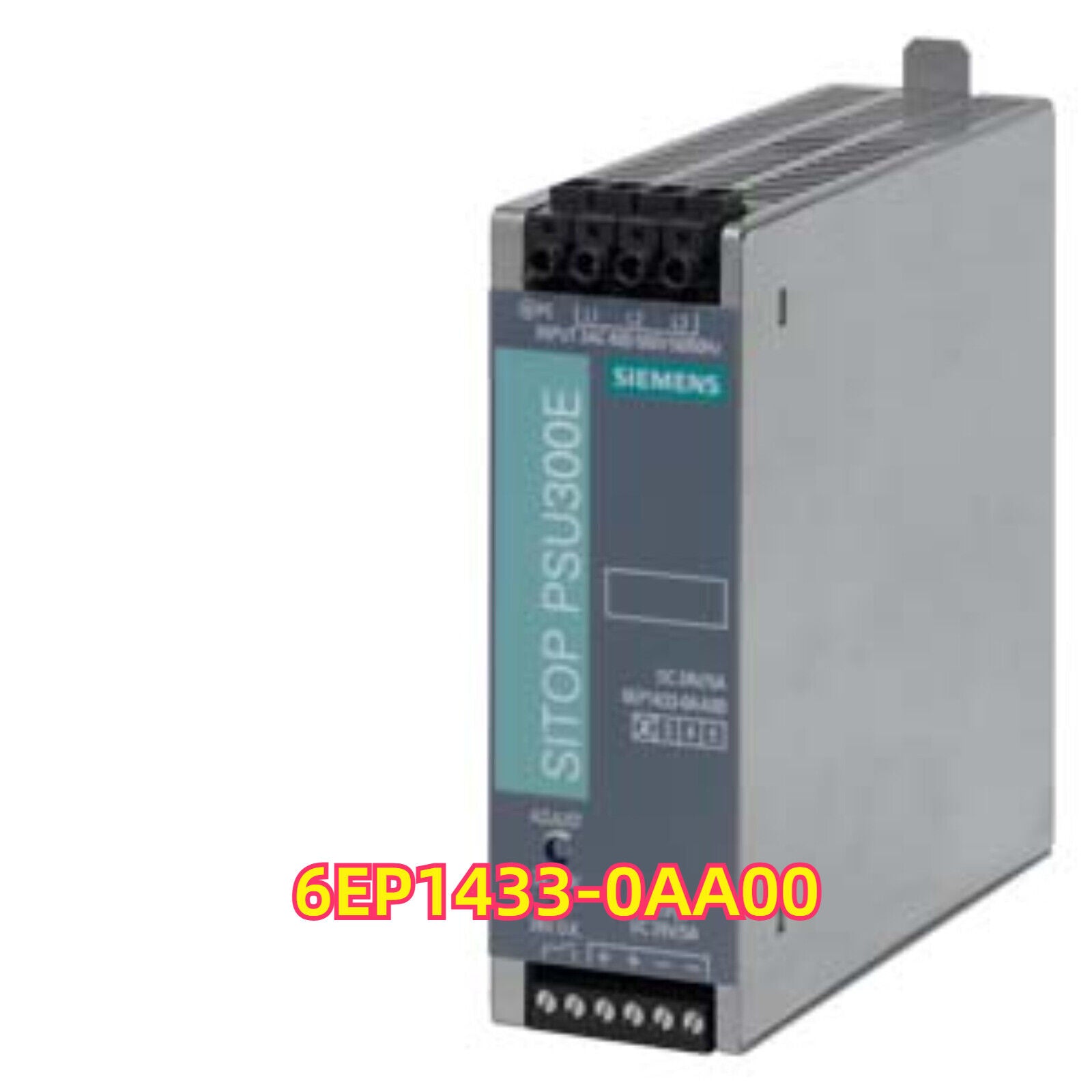 Siemens SITOP PSU300E Stabilized Power Supply 6EP1433-0AA00, industrial automation component, gray metal casing