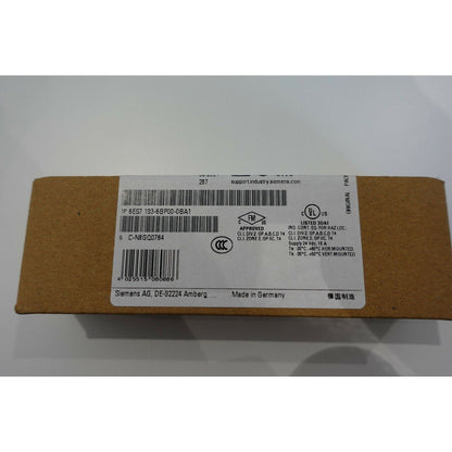 Siemens SIMATIC ET 200SP BaseUnit 6ES7193-6BP00-0BA1 package, Made in Germany, industrial automation part.