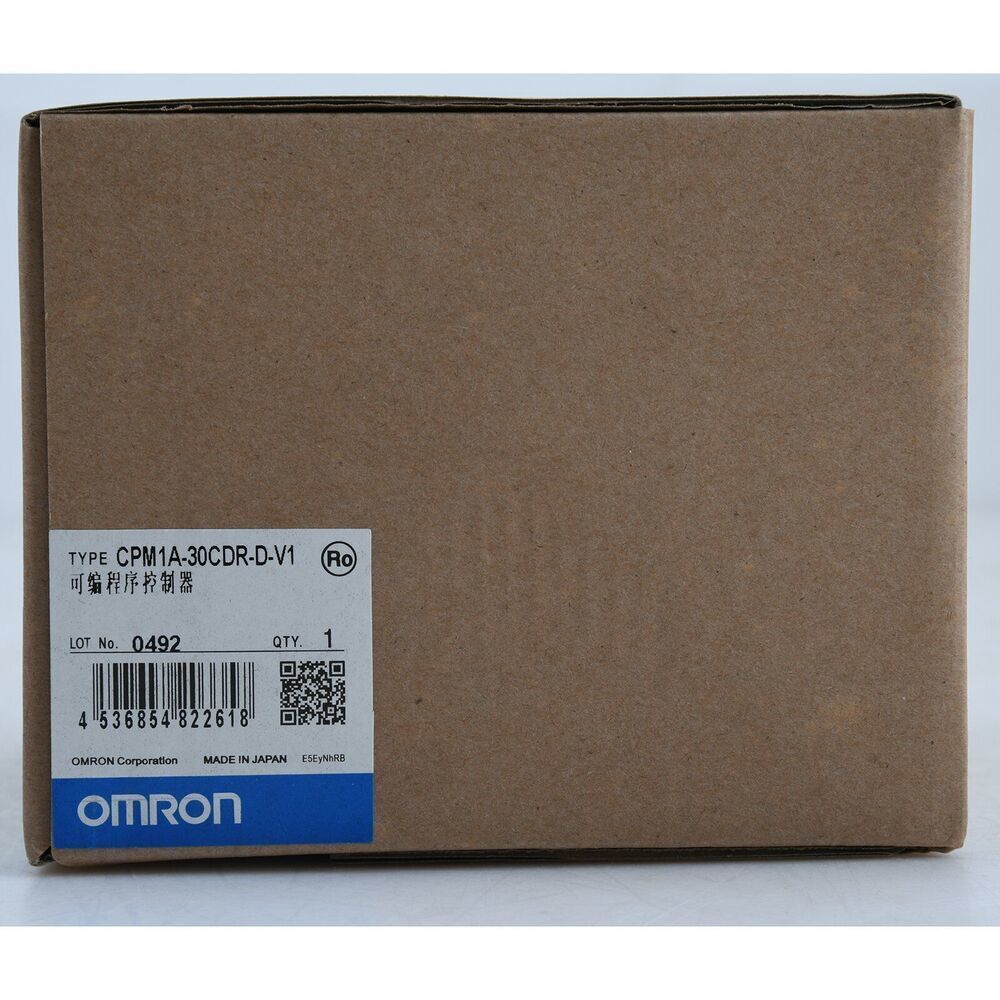 Omron CPM1A-30CDR-D-V1 PLC in box. New in box, fast shipping. CPM1A30CDRDV1 PLC. Industrial automation part.