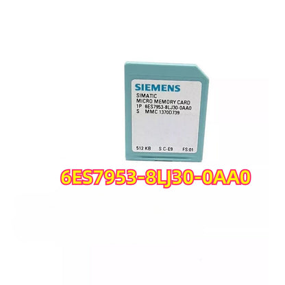 Siemens SIMATIC Micro Memory Card 6ES7953-8LJ30-0AA0, 512KB, for industrial automation.