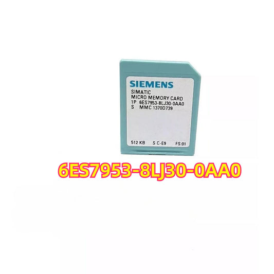 Siemens SIMATIC Micro Memory Card 6ES7953-8LJ30-0AA0, 512KB, for industrial automation.