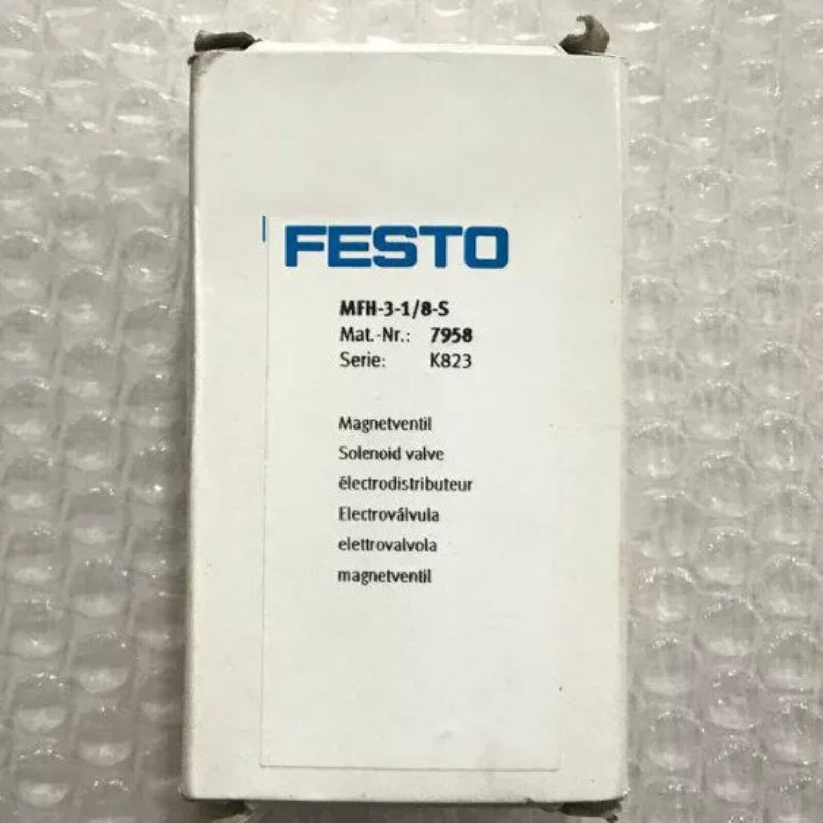 Festo MFH-3-1/8-S Solenoid Valve, industrial automation part