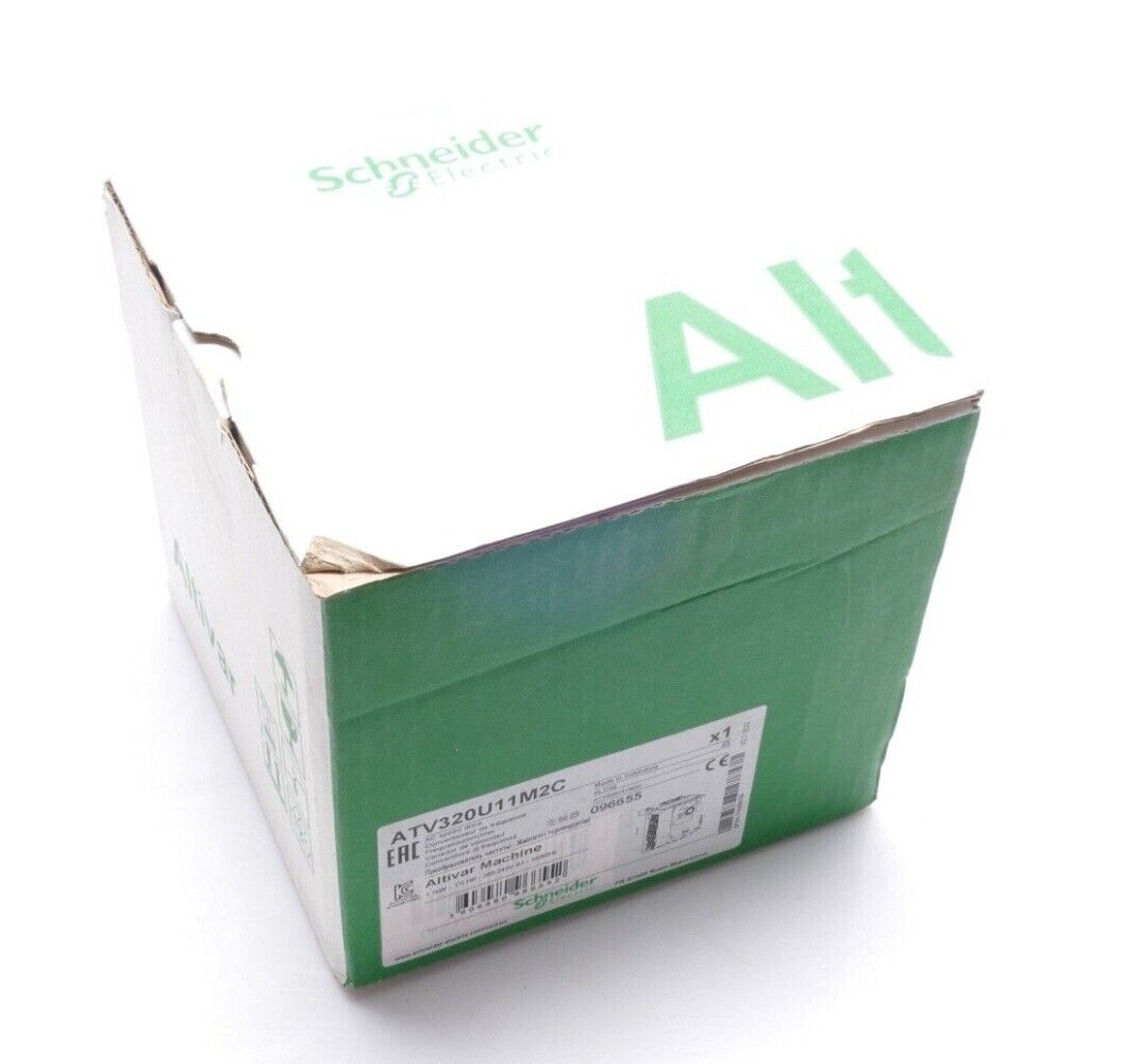 Schneider Electric Altivar Machine ATV320U11M2C box, product packaging