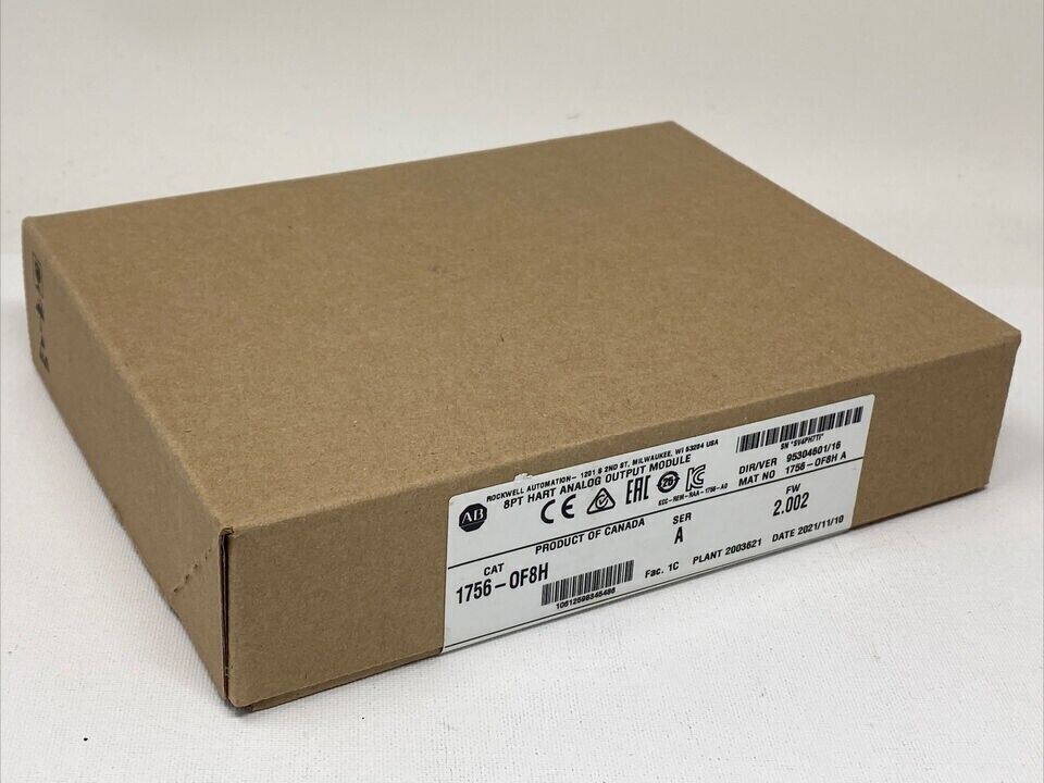 Allen Bradley 1756-OF8H SER A ControlLogix HART Analog Output Module NEW IN BOX