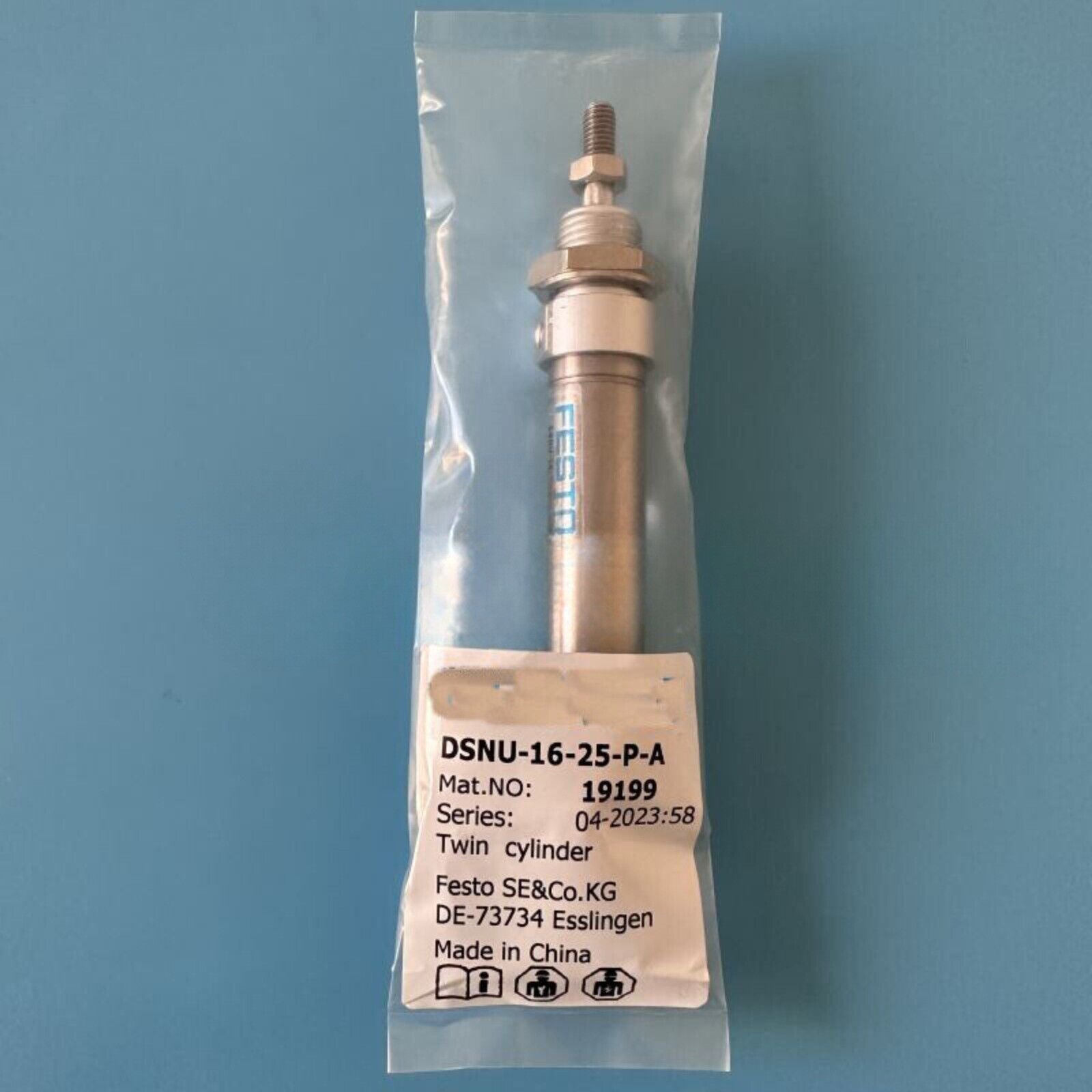 Festo DSNU-16-25-P-A Cylinder, Twin cylinder, industrial automation part