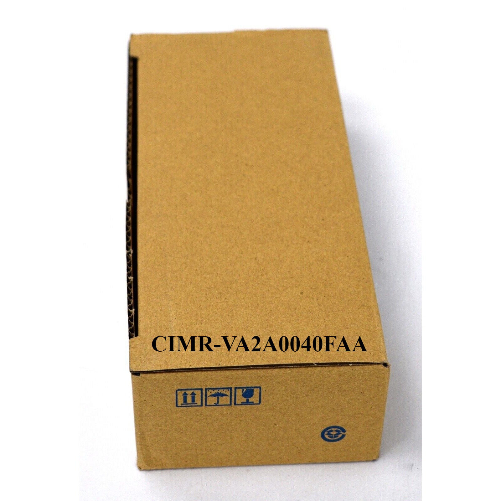 YASKAWA VARISPEED CIMR-VA2A0040FAA Inverter in a cardboard box, product detail. 