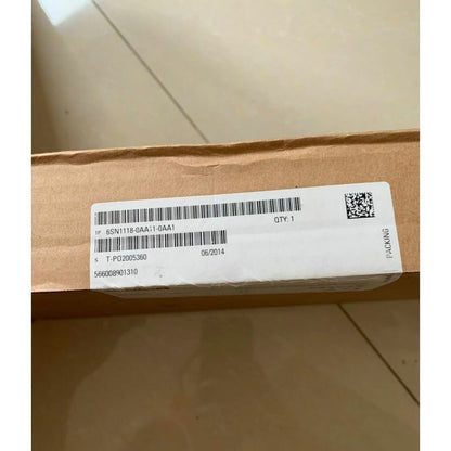 Shipping box with 6SN1118-0AA11-0AA1 control unit label, QTY: 1, Siemens product