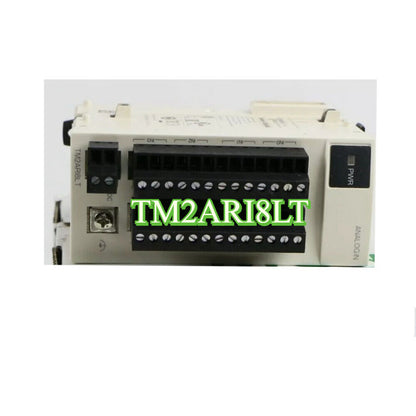 Schneider TM2ARI8LT PLC Module, industrial automation component, white and black