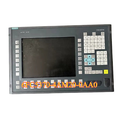 Siemens SINUMERIK 828D PLC panel, 6FC5370-4AM20-0AA0 with keypad and function buttons.