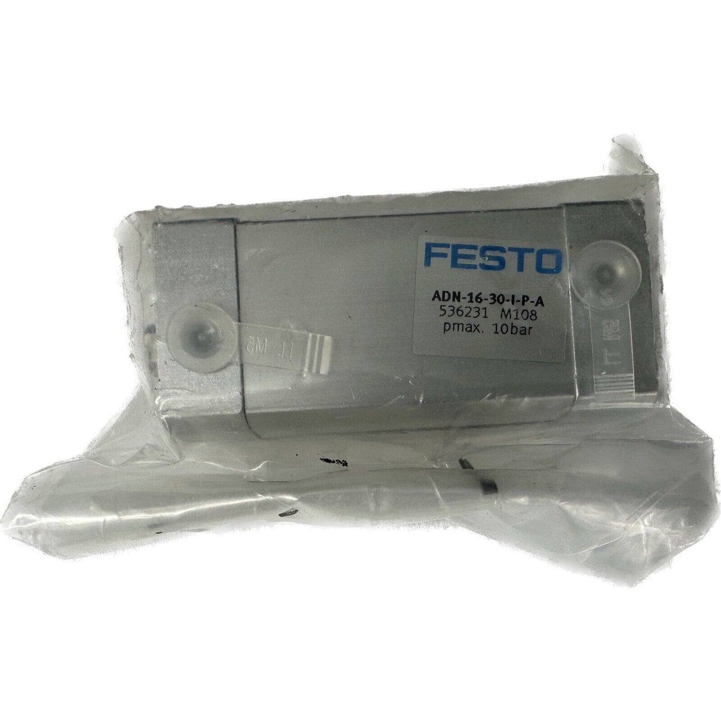 Festo ADN-16-30-I-P-A Compact air cylinder, industrial automation component.