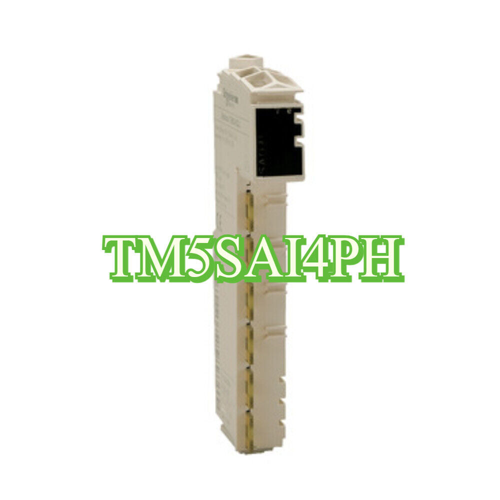 Schneider Electric TM5SAI4PH analog output module, PLC component, industrial automation parts.