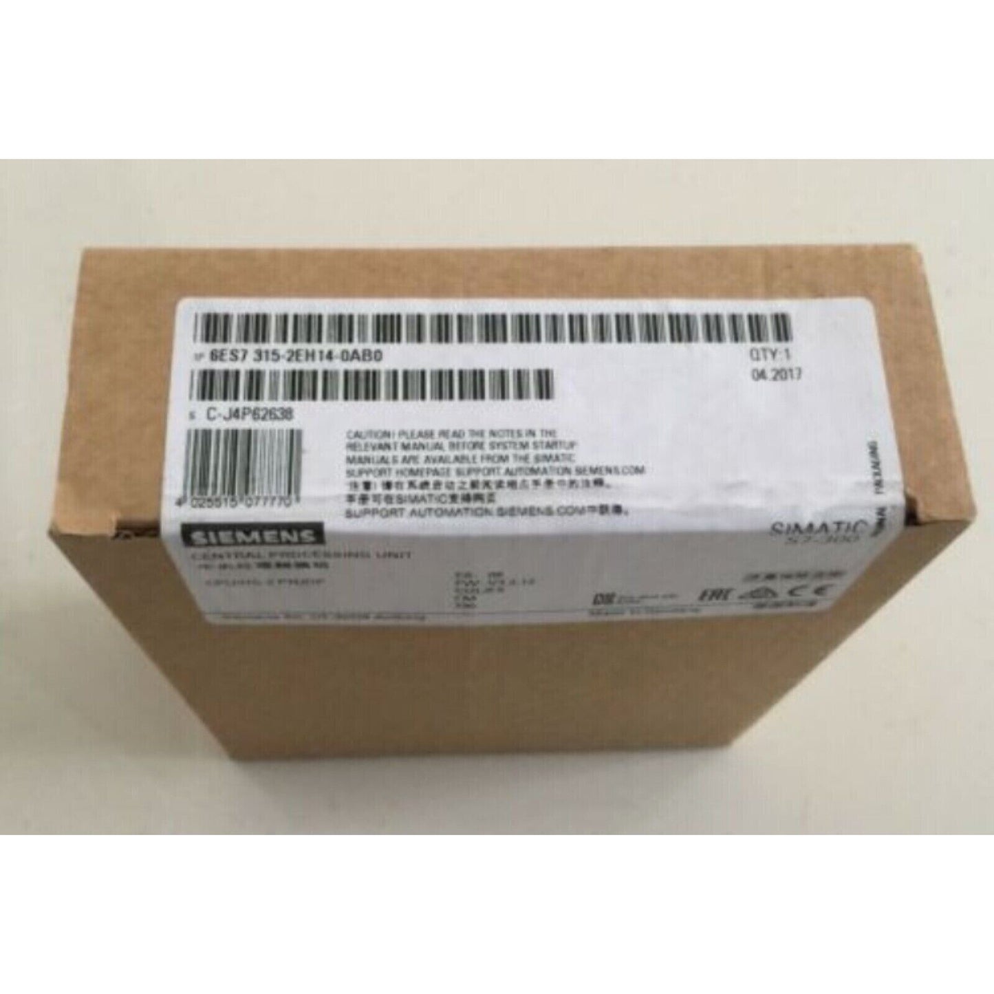 Siemens SIMATIC S7-300 CPU 315-2EH14-0AB0 in box, industrial automation part