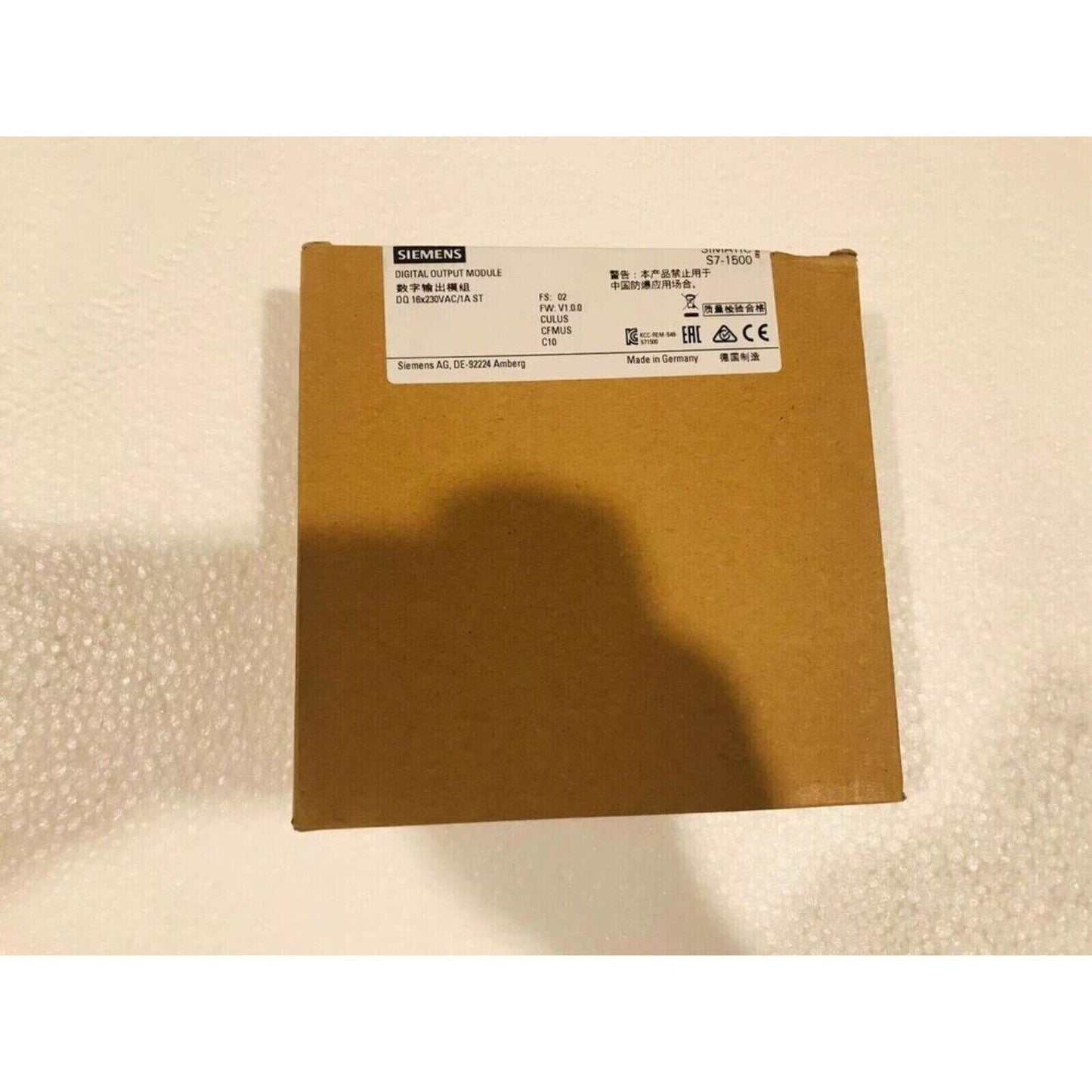 Siemens SIMATIC S7-1500 Digital Output Module box, 6ES7522-5FH00-0AB0, Made in Germany