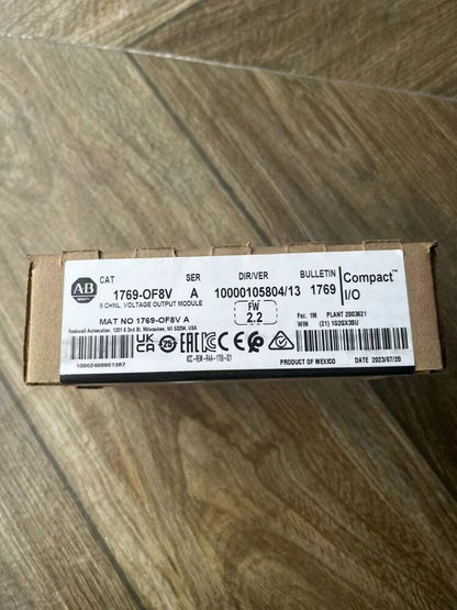 New Factory Sealed Allen Bradley 1769-OF8V SER A CompactLogix 8 PT Output Module