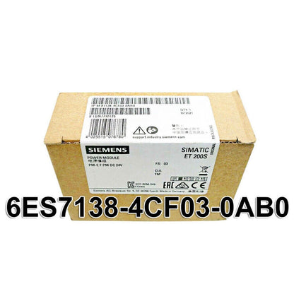 Industrial Communication | Siemens | 6ES7 138-4CF03-0AB0 6ES7138-4CF03-0AB0 PM-E Power Modules for ET200S