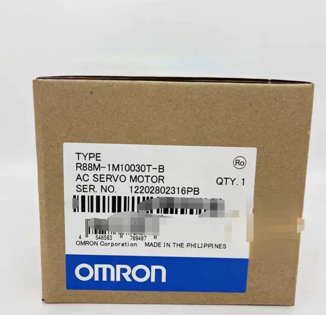 Omron R88M-1M10030T-B AC Servo Motor in box, part number 12202802316PB, QTY:1