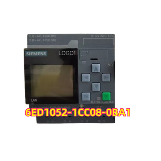 Siemens SIMATIC HMI KTP 600 Basic Panel, model 6ED1052-1CC08-0BA1, industrial automation display with PROFINET.
