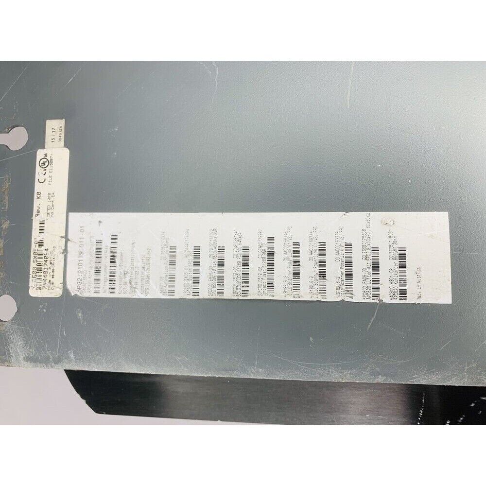 B&R Automation PC 5PC600.SX05-01 panel with labels. Part number 5P62.210179.011-01.