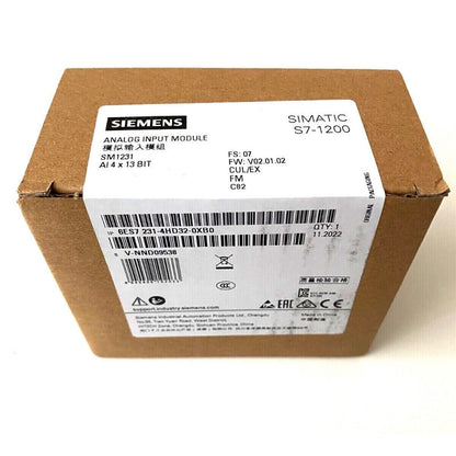 Siemens SIMATIC S7-1200 Analog Input Module 6ES7 231-4HD32-0XB0 Box