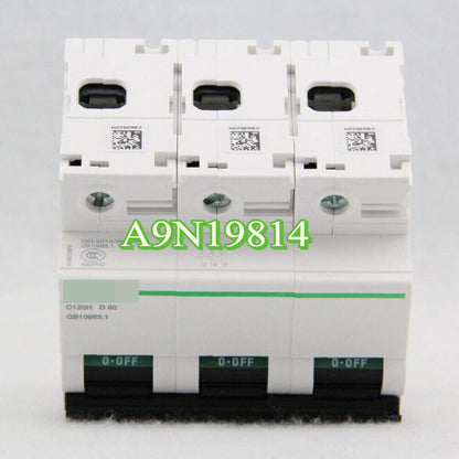 Schneider Electric A9N19814 Multi C120H 3P Circuit Breaker, industrial automation part