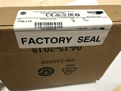 Allen-Bradley 1756-L75 ControlLogix Processor Box with Factory Seal - Industrial Automation Part