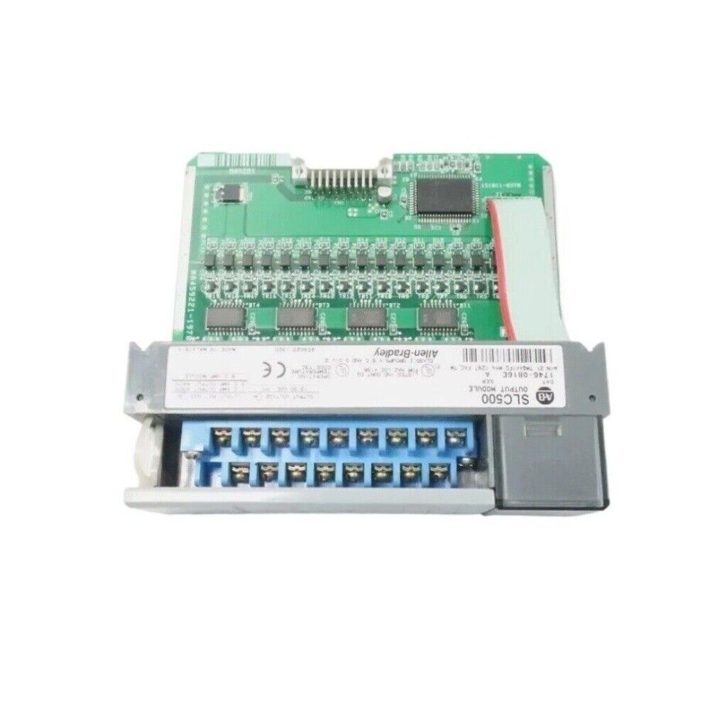 Allen-Bradley 1746-OB16E SER B SLC 500 PLC Output Module, industrial automation part.