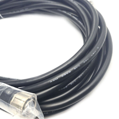 Yaskawa HB1371456-1 robot cable. Black with AWM 2969 marking for YRC1000 MOTOMAN robot.