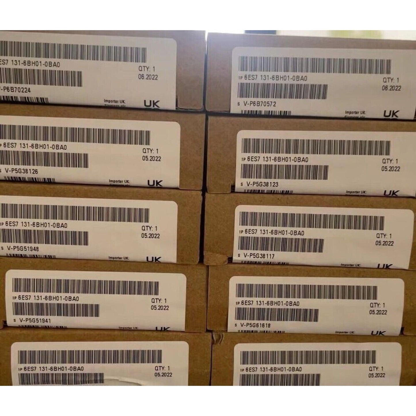 Siemens 6ES7 131-6BH01-0BA0 Digital Input Modules in boxes, industrial automation parts, QTY 1.